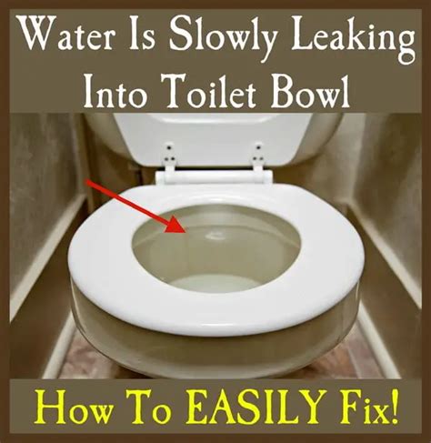 toilet tank slow leak|Water Is Slowly Leaking Into Toilet Bowl